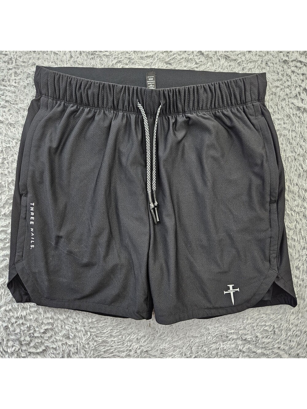 Three Nails Lined Athletic Shorts Men Large (fits 32-34) Reflective Running